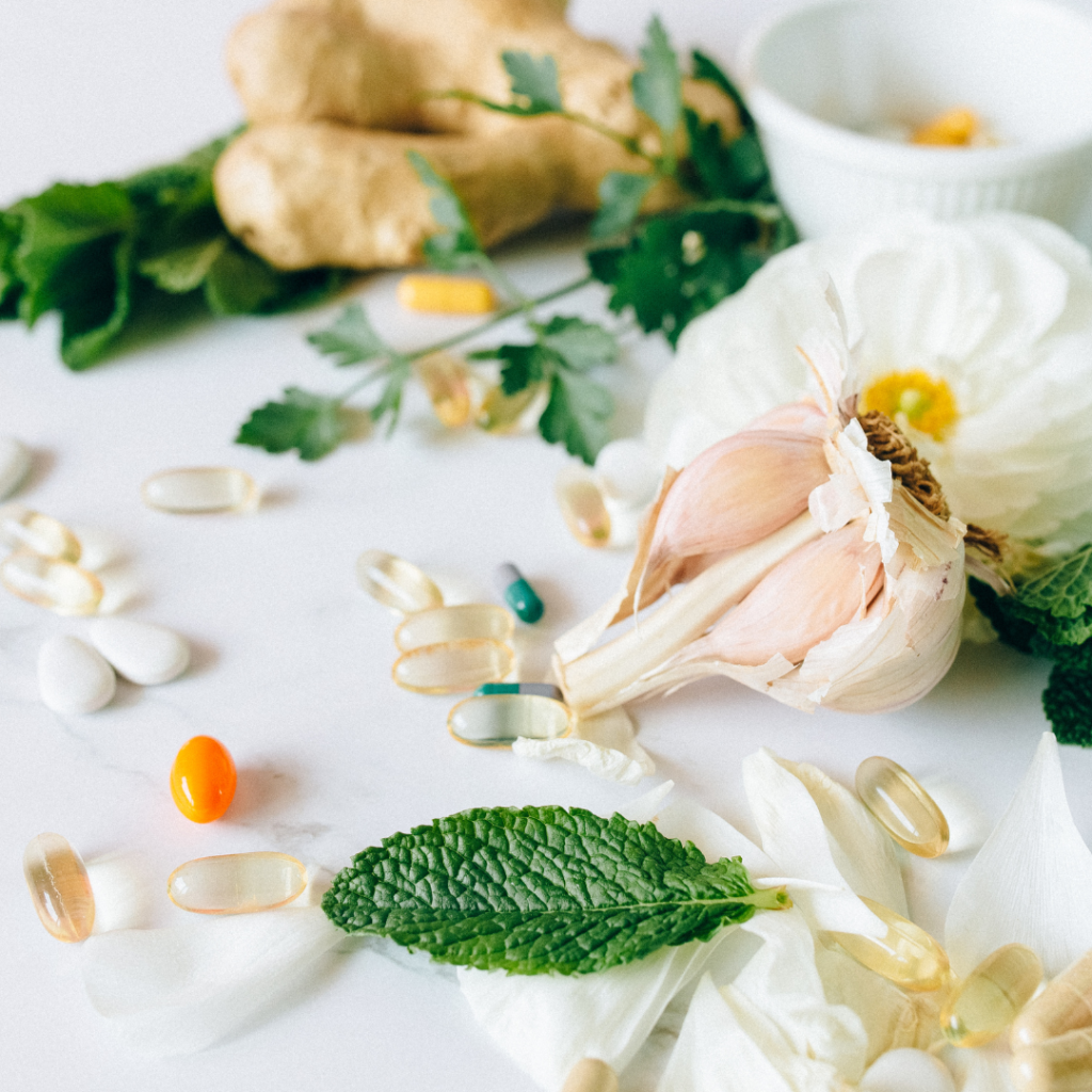 Herbal Medicine in Close Up Shot