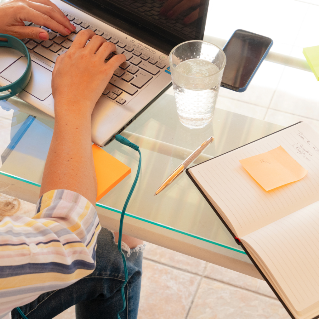 Woman Working from Home