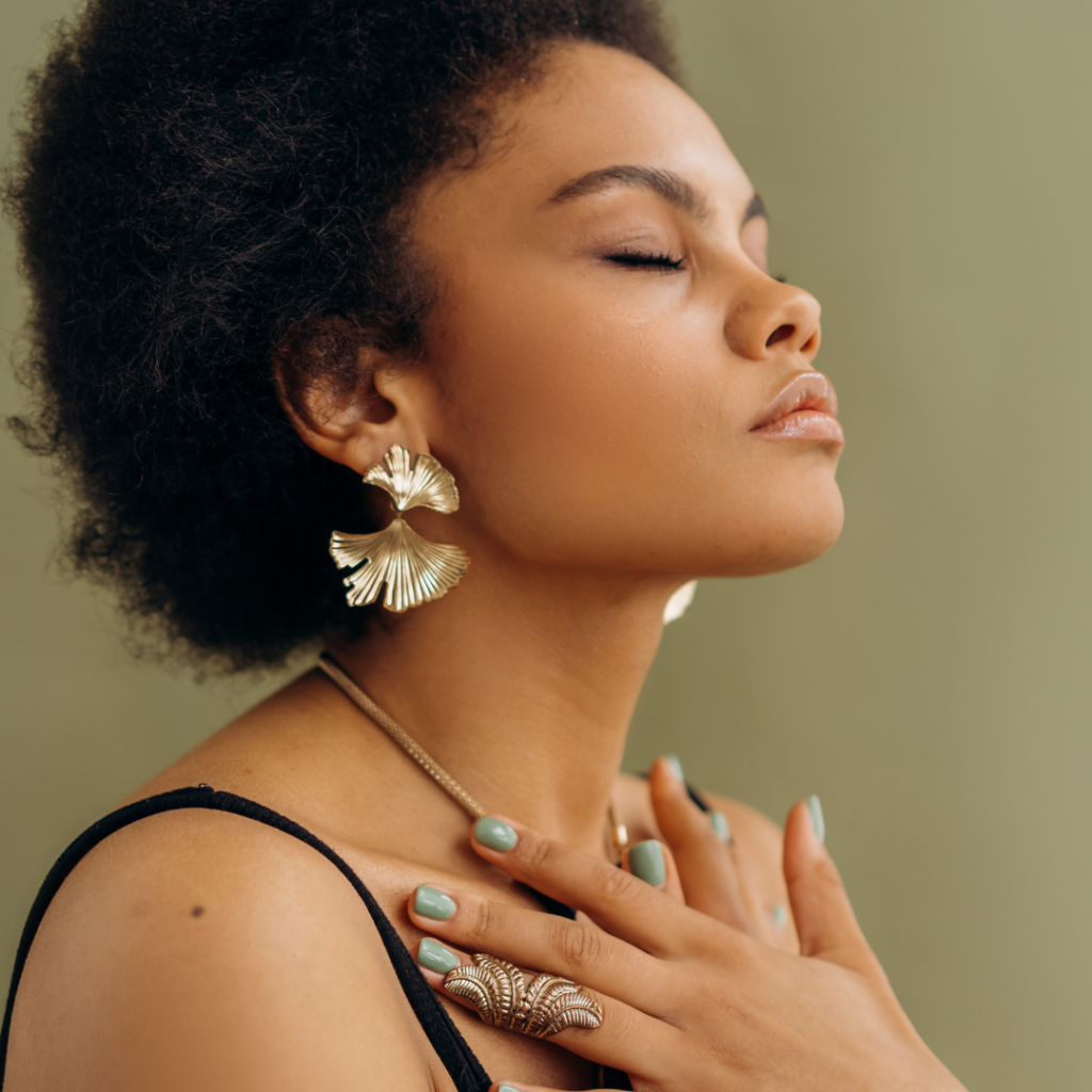 Woman in Black Spaghetti Strap Top Meditating