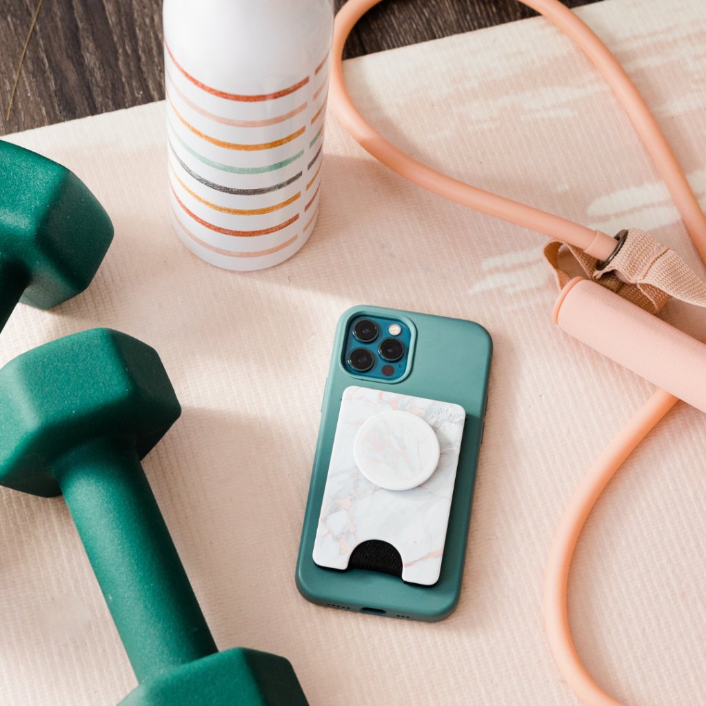 Exercise Equipment on a Table