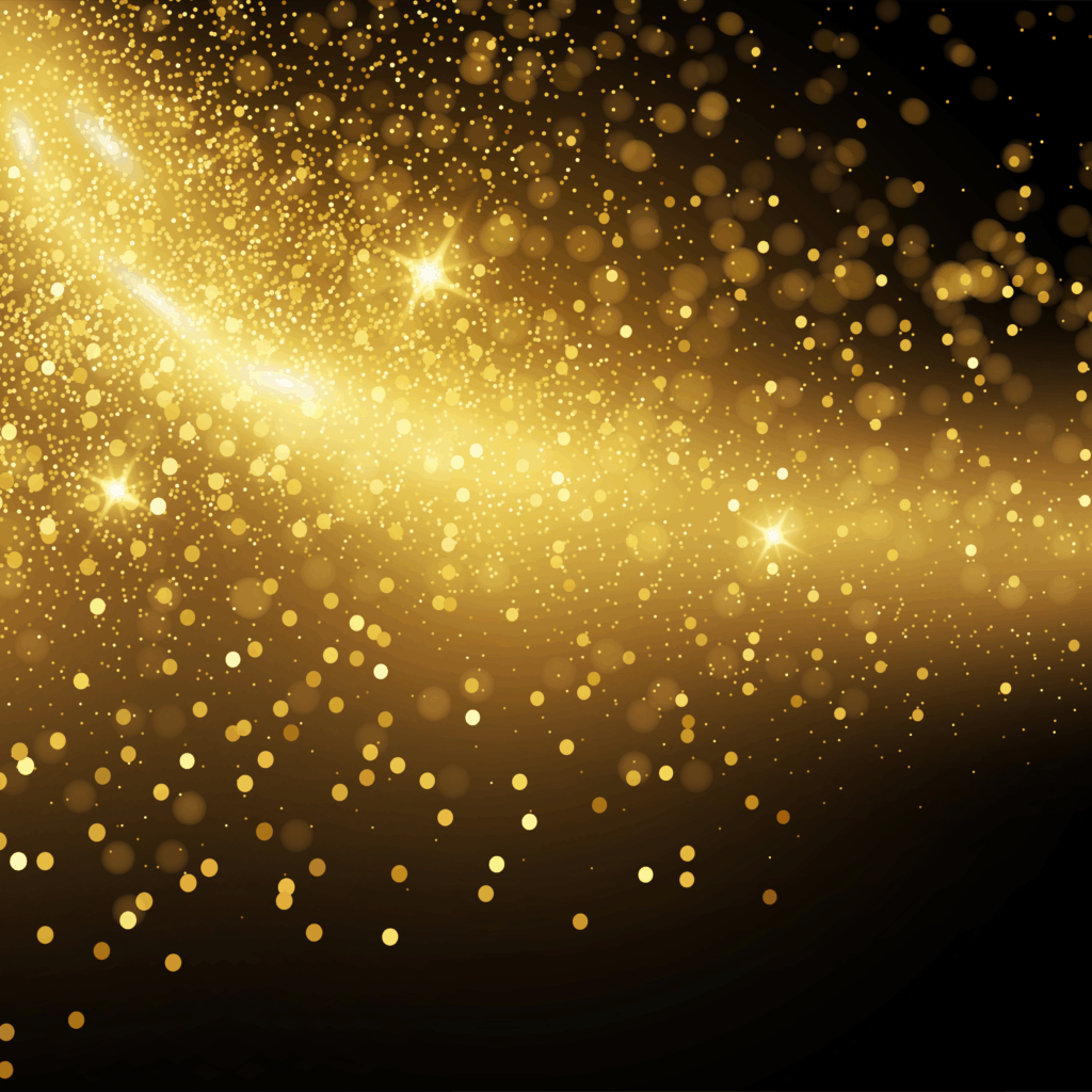 Gold black background